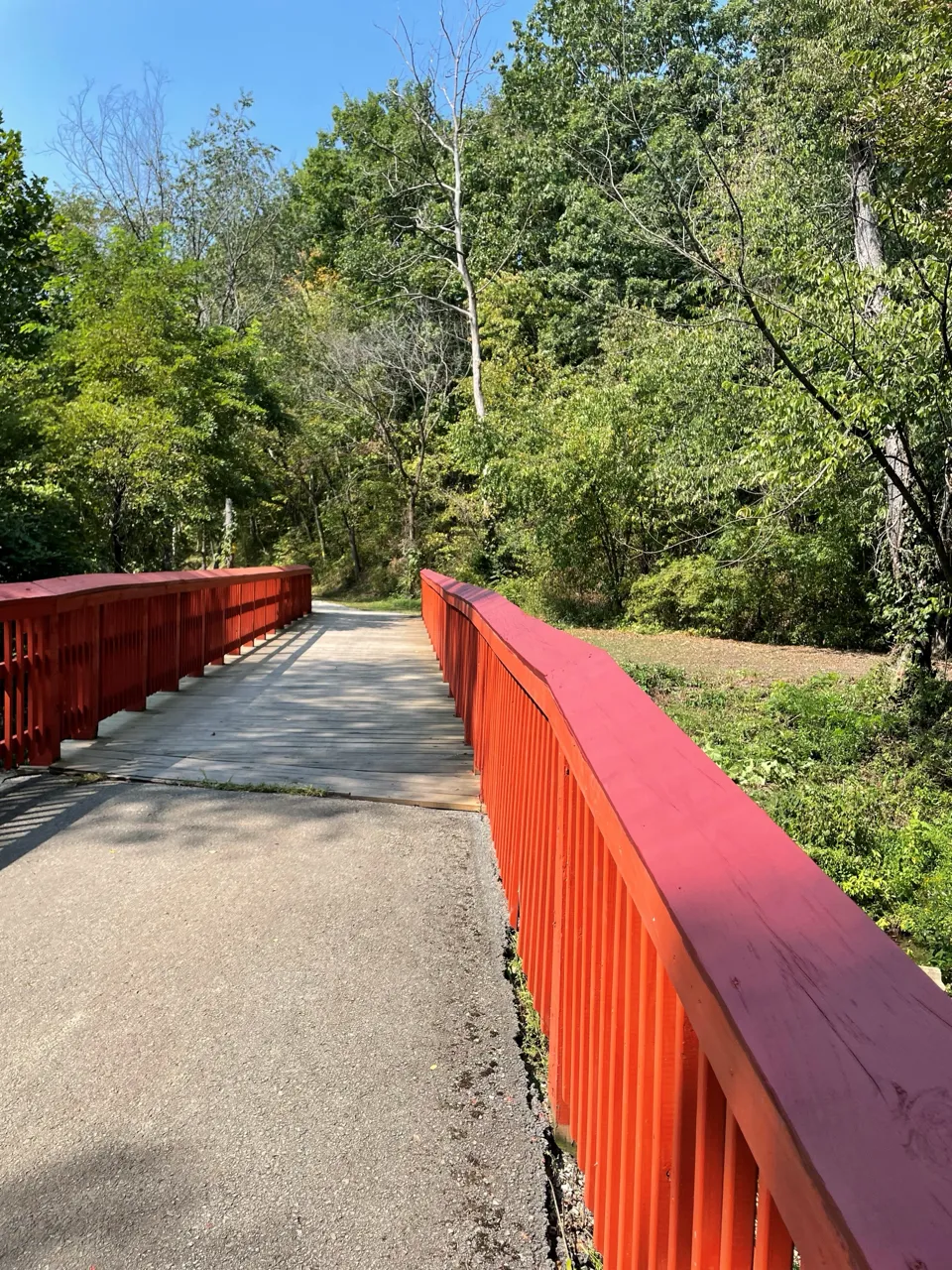 A bridge crossing on the Coal & Coke Trail